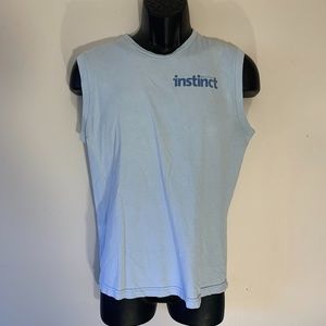 Instinct Magazine Sleeveless T Shirt Medium 100% cotton Gently worn
